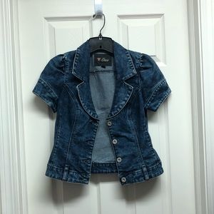 Guess Short Sleeve Jean Jacket